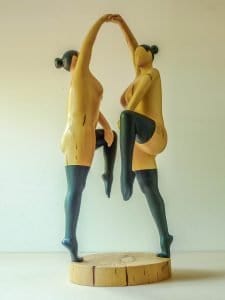 George Holm Dumesco Fine Art Sculpture Huon Pine Dance